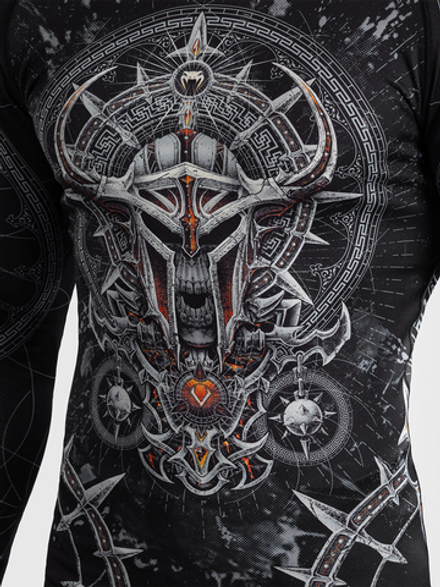 Рашгард Venum Gladiator 5.0 Black/Silver L/S