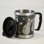 Термокружка «Крепкий чай настоящего мужика»: 400 мл, сохраняет тепло 2 ч