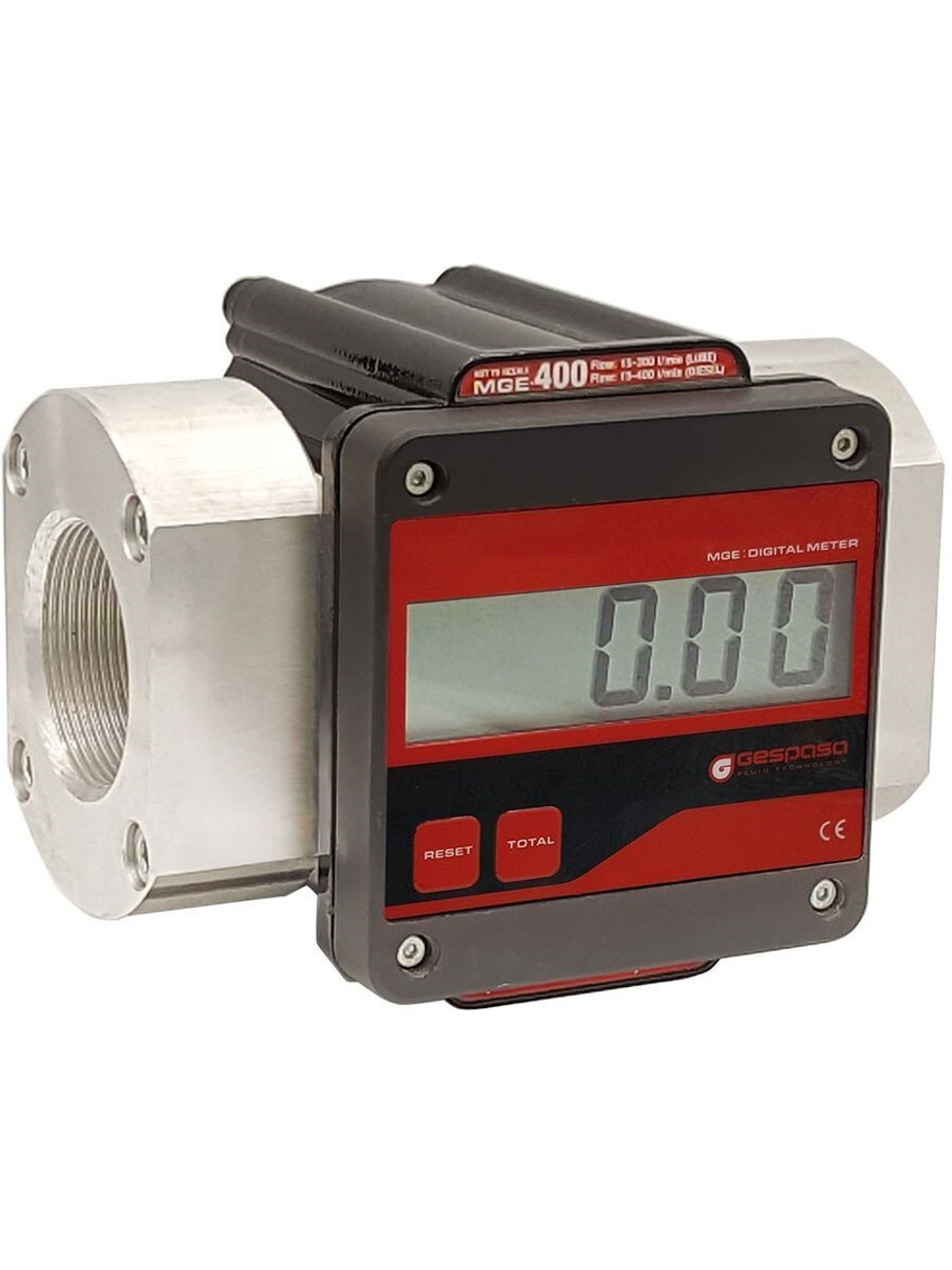 MGE-400 - 2" - Электронный шестеренчатый счетчик