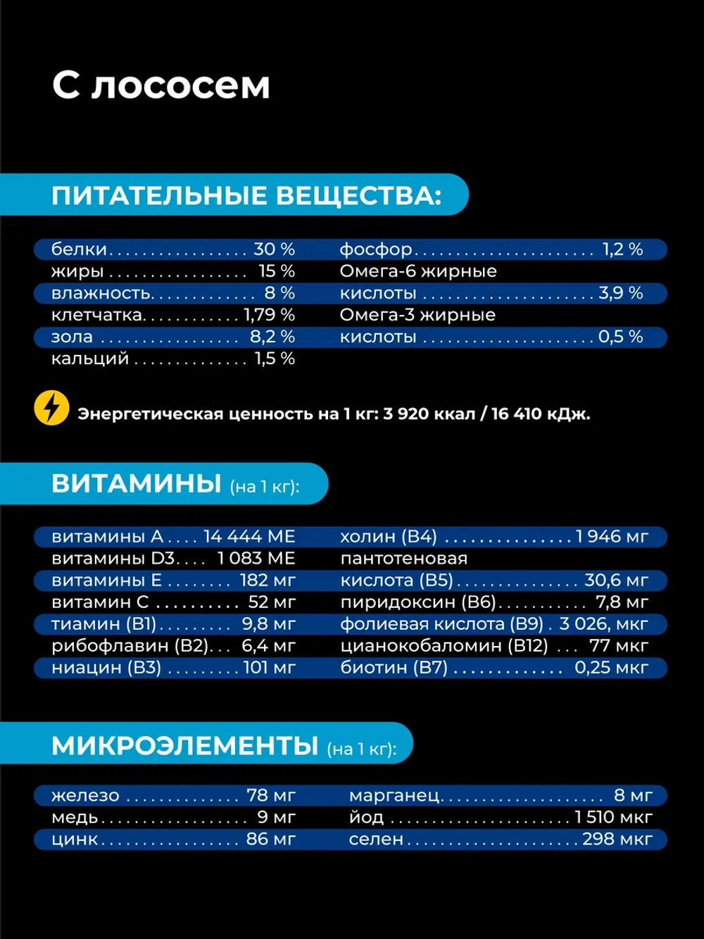 Корм для кошек породы Донской сфинкс, с лососем, 5 кг