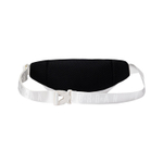 Jordan Polyurethane One Shoulder Crossbody Fanny Pack Regular Unisex White