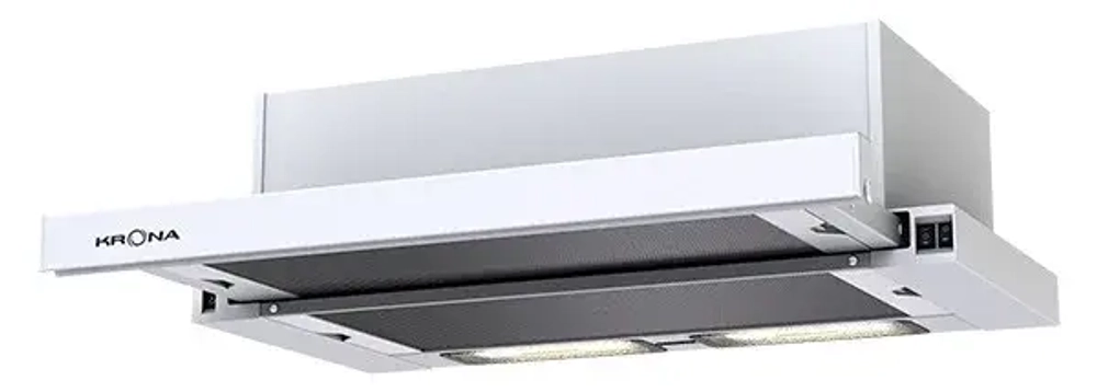Встраиваемая вытяжка Krona KAMILLA 600 WHITE (2 мотора)