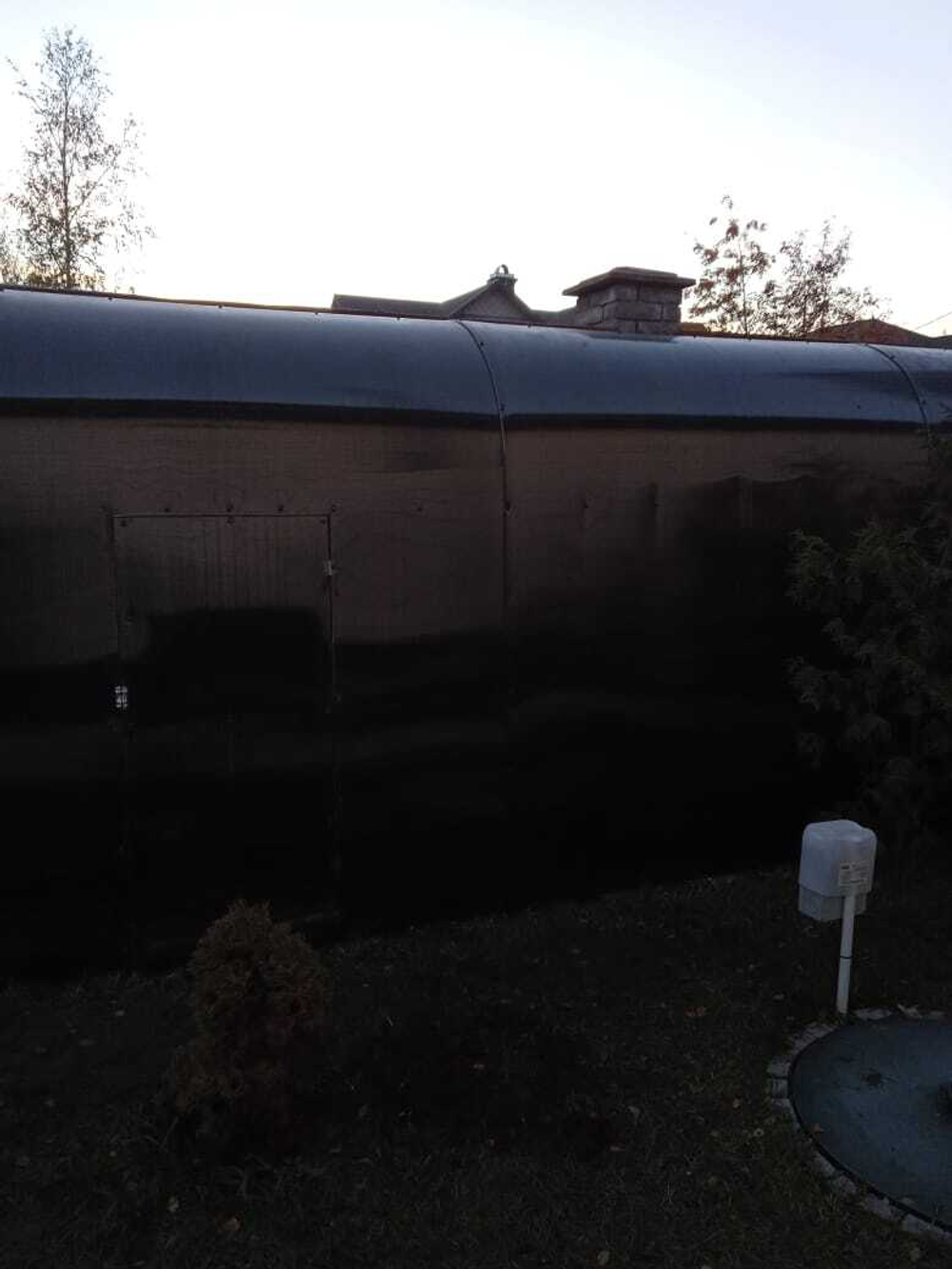 Навес под откатные ворота.