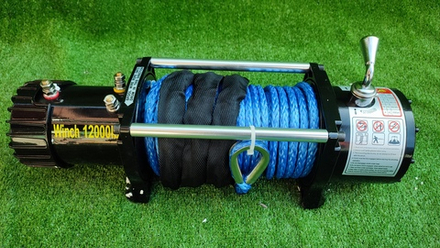 Лебедка 12000 LBS 12В кевларовый трос