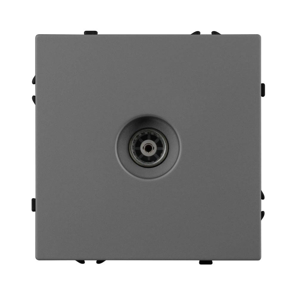 Механизм телевизионной розетки SCT-NOBE-MTV1-SFPL-GR (Arlight, Серый базальт) 054295