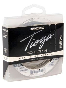 Леска плетёная Team Salmo TIOGA Silver Grey 150/024