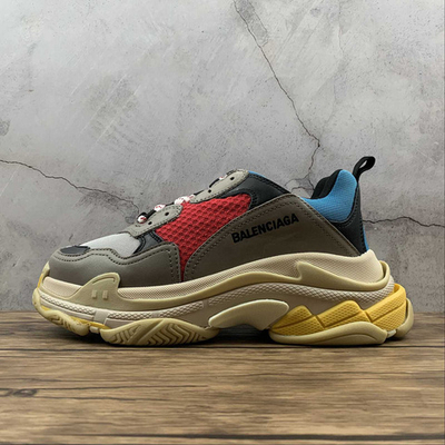 Balenciaga Triple S Grey Red Blue (2018 Reissue)