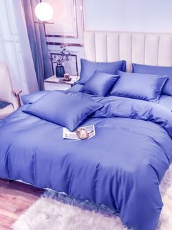 Наволочка комплект 2шт поплин Milky Garden "Cornflower" 50x70 см на молнии