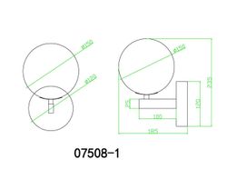 Kink Light 07508-1,01 Бра Сида белый E14 1*10W