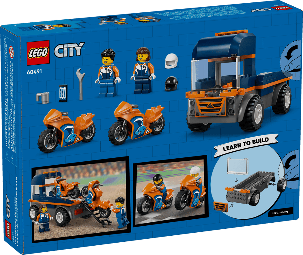 Конструктор LEGO City 60491 Motorcycle Transporter