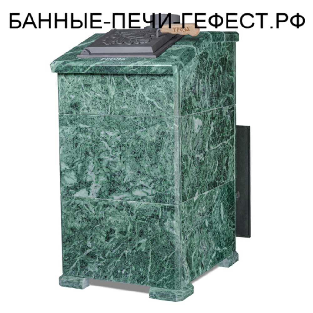 Банная печь Гроза 24М с облицовкой Президент 850/40 Змеевик