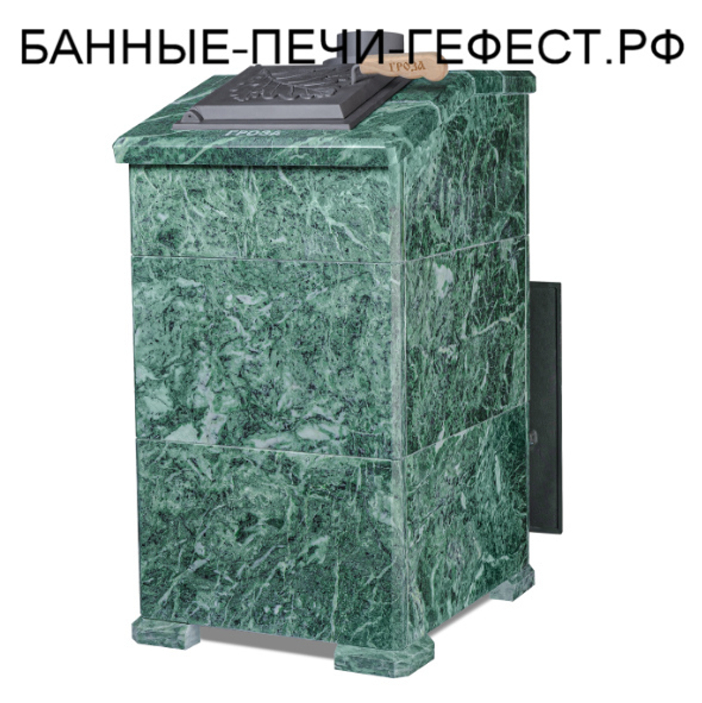 Банная печь Гроза 24М с облицовкой Президент 930/40 Змеевик