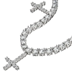 Колье Crystal Crosses