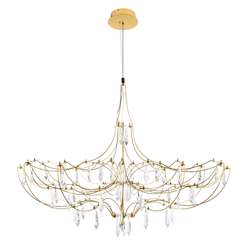 Подвесная светодиодная люстра Loft It Mira 10589/900 Gold Asfour