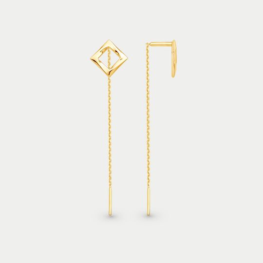 Серьги золотые