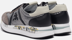 Premiata Conny 1493 серые с коричневым