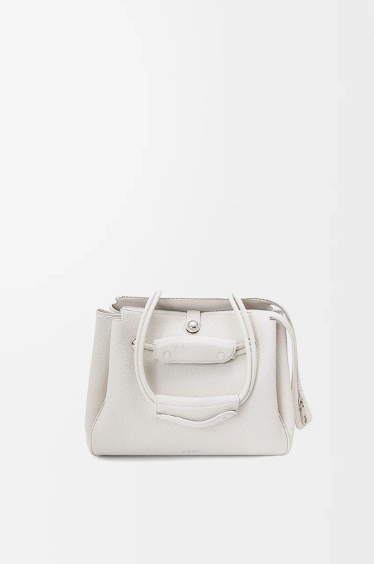 Loewe Маленькая сумка Madrid из мягкой зернистой телячьей кожи, белый
