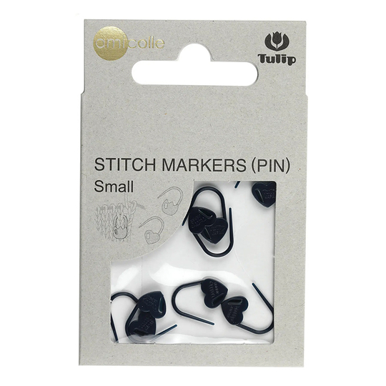 Маркеры для вязания "Amicolle" Small, сердце синий,  Tulip