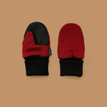 Легкие варежки (бордовый)