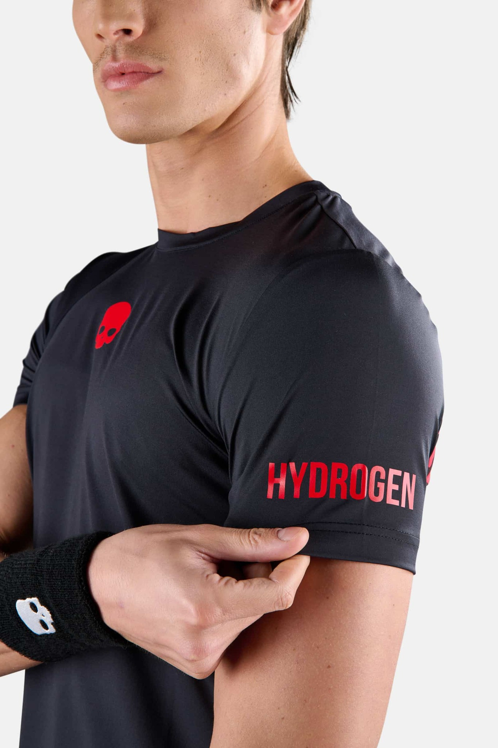 Мужская теннисная футболка  HYDROGEN PANTHER TECH TEE (T00704-108)