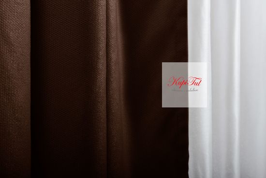 Длинные шторы, Ницца (венге)