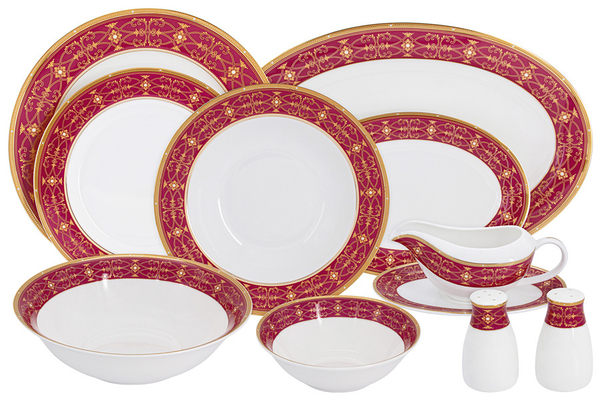 Обеденный сервиз 50 предметов на 12 персон Anna Lafarg Emily Офелия