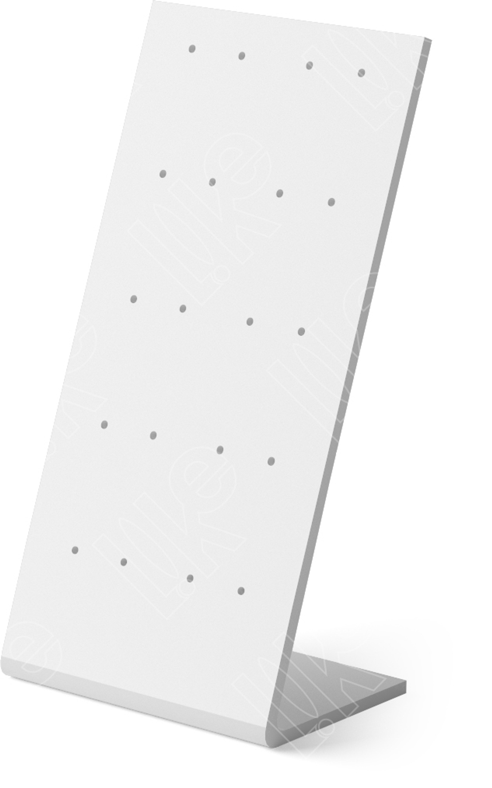 Подставка для 10 пар пусет/прямоугольная/20 отверстий