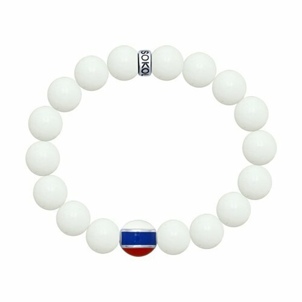 Браслет из серебра с эмалью