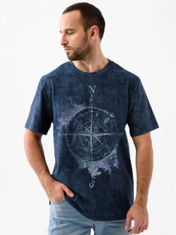 Футболка мужская "Роза ветров"