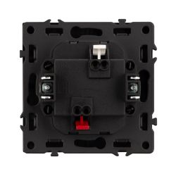 Механизм звонкового выключателя SWT-NOBE-MKR1-SFPL-L-GR (230V, 10A) (Arlight, Серый базальт) 054272