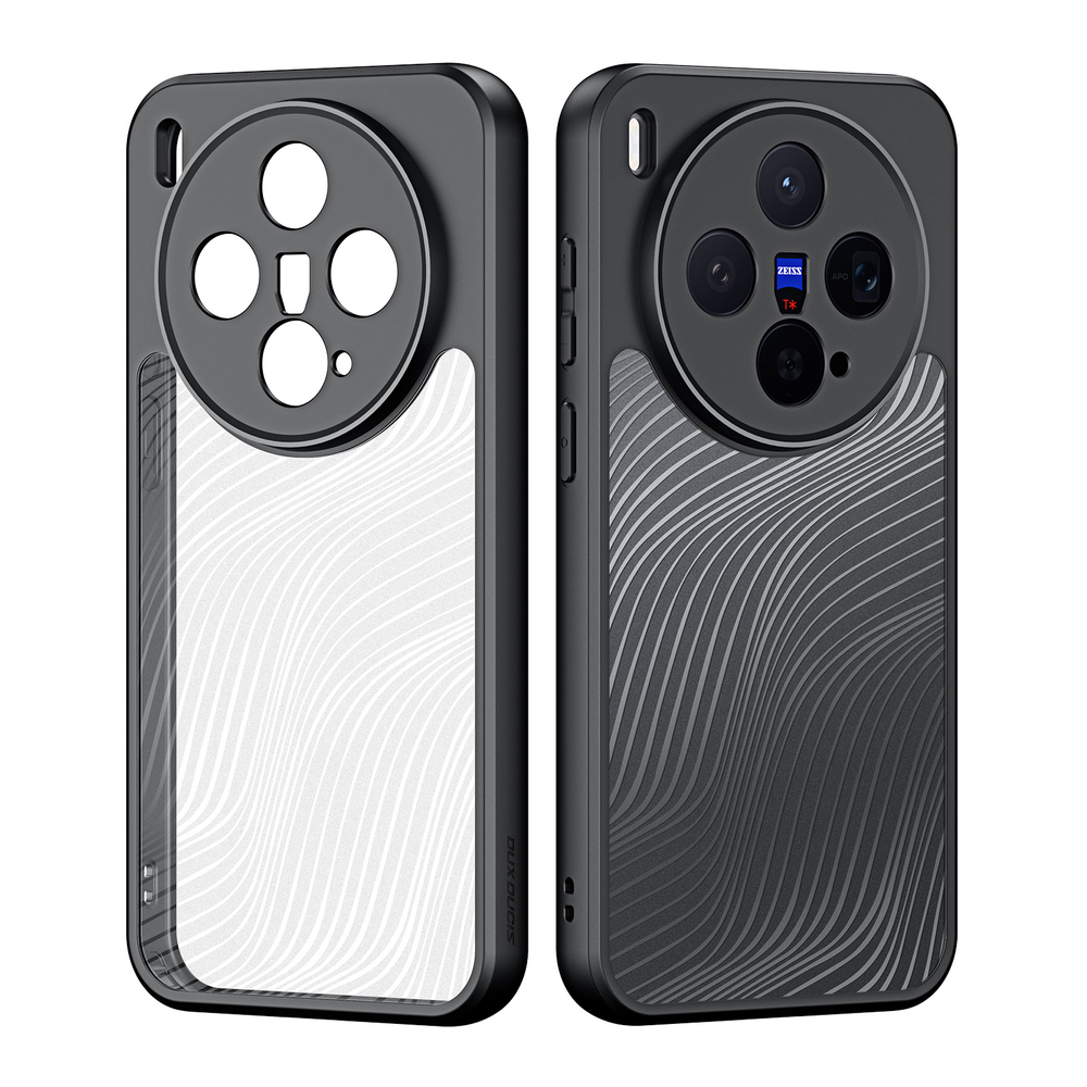 Чехол с мягкими черными рамками для Vivo X300, серия Aimo Series Case от Dux Ducis