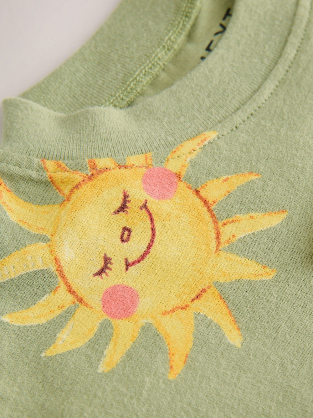 Футболка для девочки Next E65-367, 3 шт., Персиковый, Хаки, Кремовый