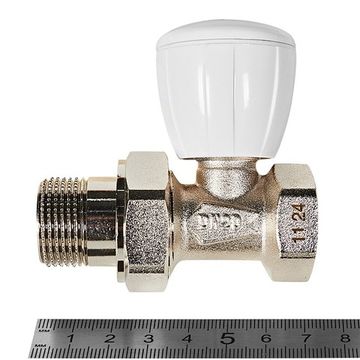 Клапан ручной регулирующий прямой Rommer 3/4"для радиатора (RVR-0001-100020)