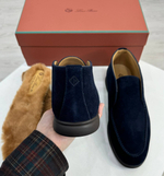 Лоферы Loro Piana с меховой стелькой