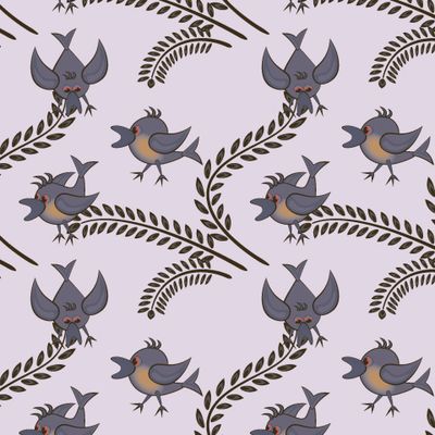 Злые птички и колоски