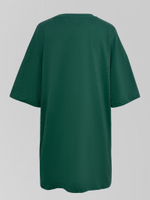 Футболка JN 087 удлиненная свободная с принтом спереди