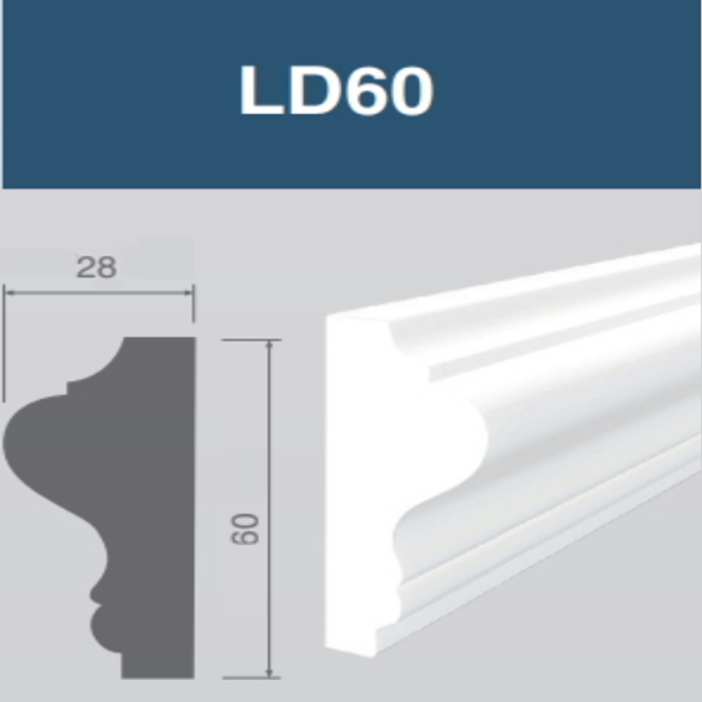 Молдинг настенный из полистирола HIWOOD LD60