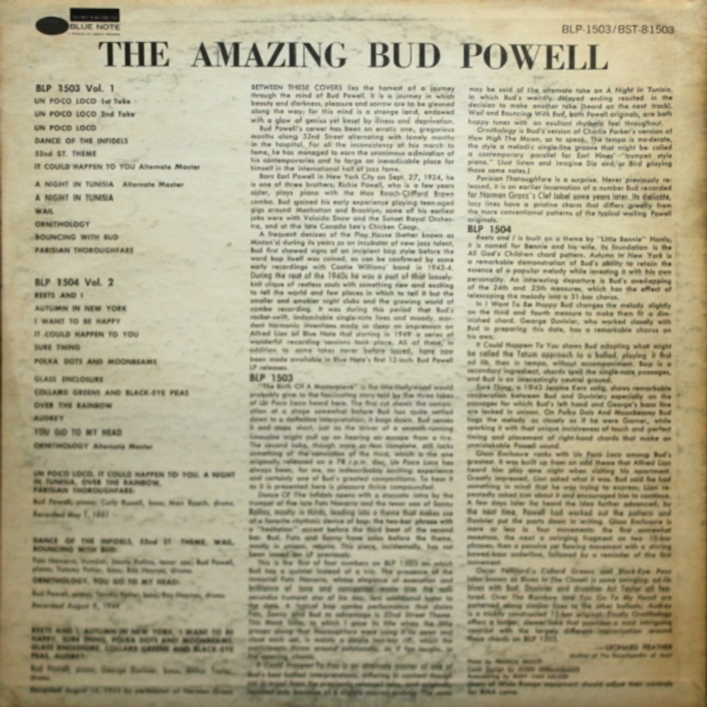 Комплект / Bud Powell: The Amazing Bud Powell, Volume 1 and 2 (2LP)