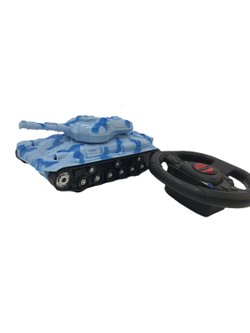 Игрушка Танк Камуфляж, радиоуправляемый (768-D20-1), цвет голубой