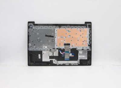Верхняя панель с клавиатурой (топкейс) для ноутбука Lenovo 3-15IIL05 / IGL черная, раскладка - русская (5CB0X57457)