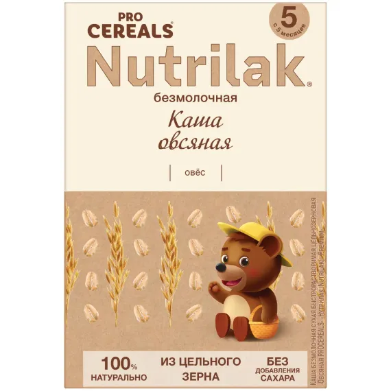 Каша безмолочная Nutrilak Premium Procereals овсяная 200г с 5месяцев