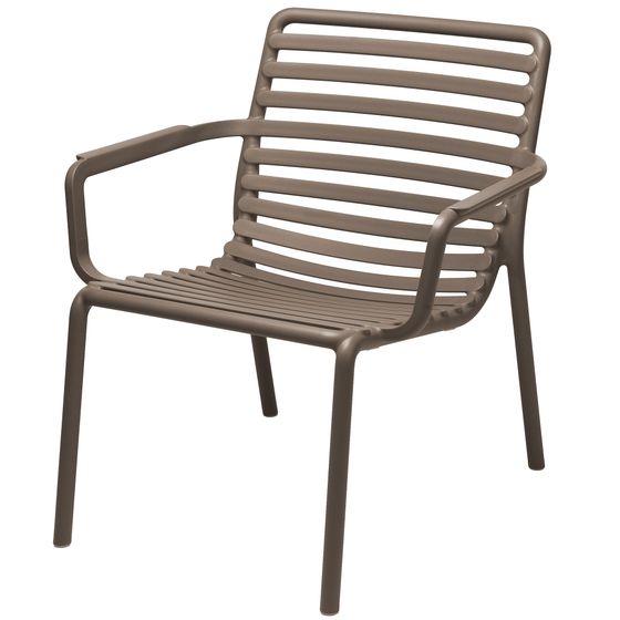 Темно-коричневое пластиковое кресло Doga Relax | Nardi | Италия