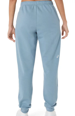 Женские теннисные брюки Asics Logo Fleece - saba blue