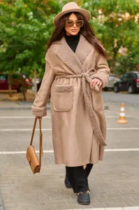 Дубленка двусторонняя УК-5862-3 Фабрика Моды