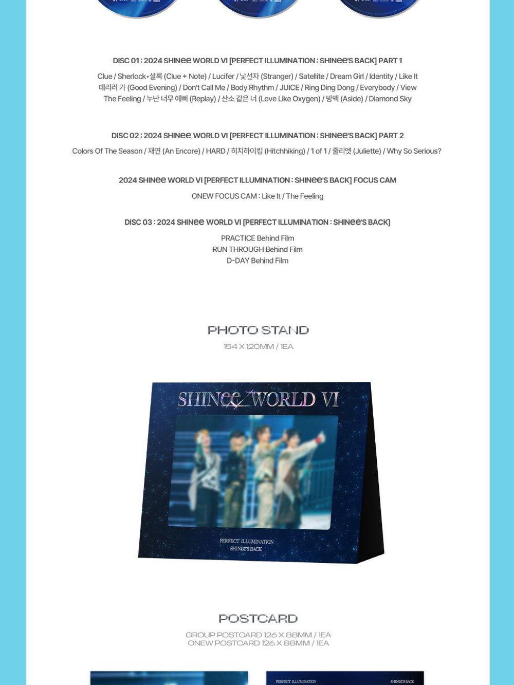 видео SHINee - PERFECT ILLUMINATION : SHINEE'S BACK WORLD VI DVD ONEW Version