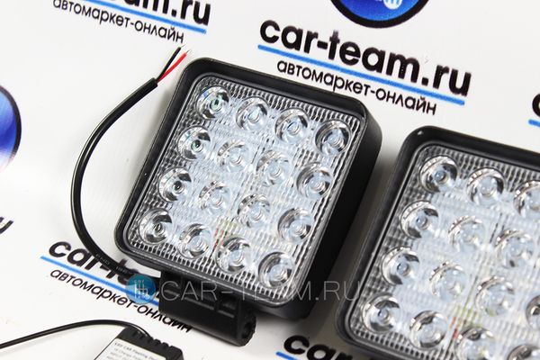 Светодиодные LED балки (вспышки ФСО) 16 диодов, 48W (2шт.) + Строб контроллер с д/у