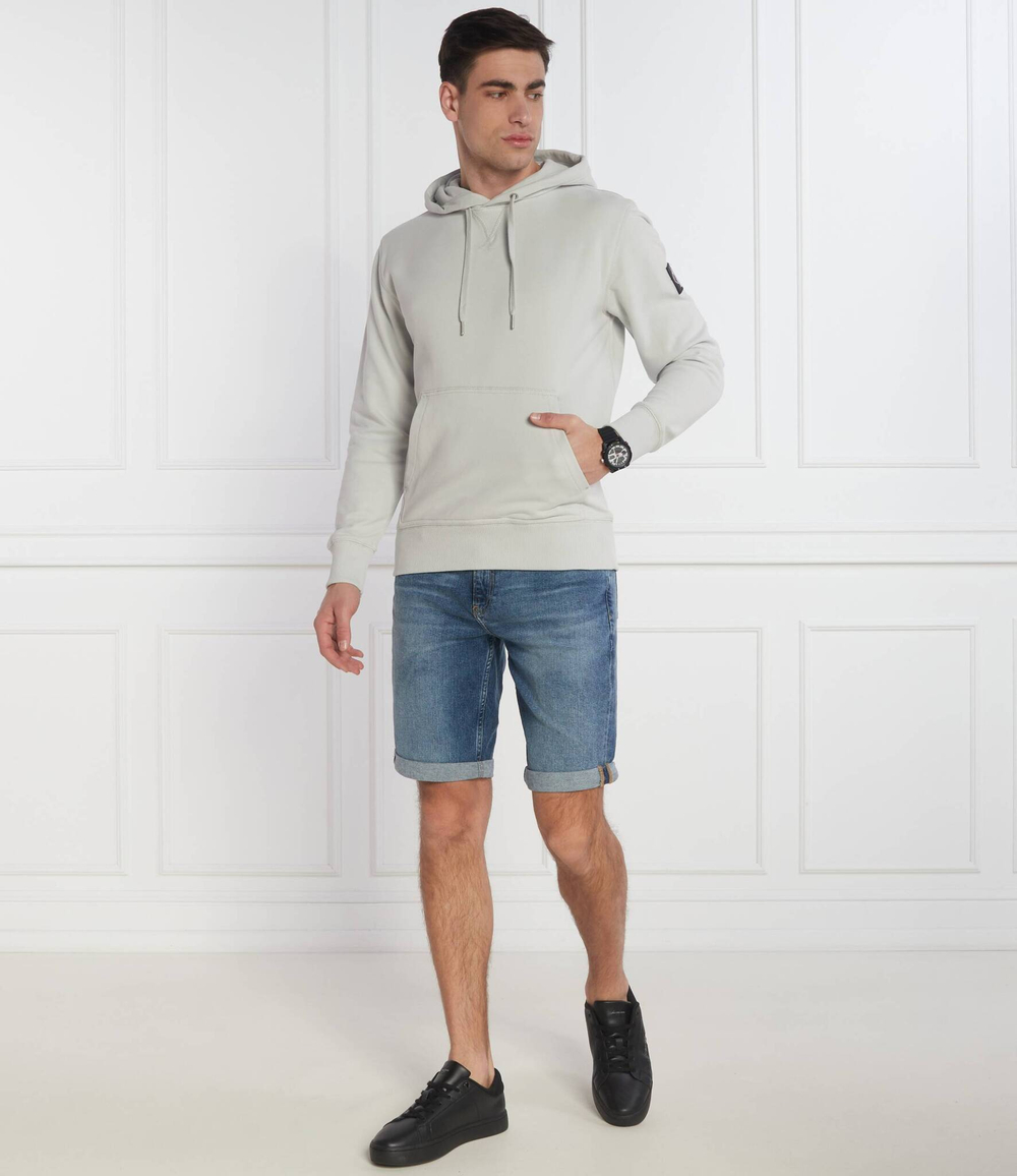 Худи BADGE CALVIN KLEIN JEANS - серый(J30J323430)