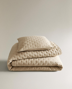 Zara Home покрывало из полиэстера, голубой
