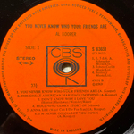 Al Kooper ‎– You Never Know Who Your Friends Are (Англия 1969г.)