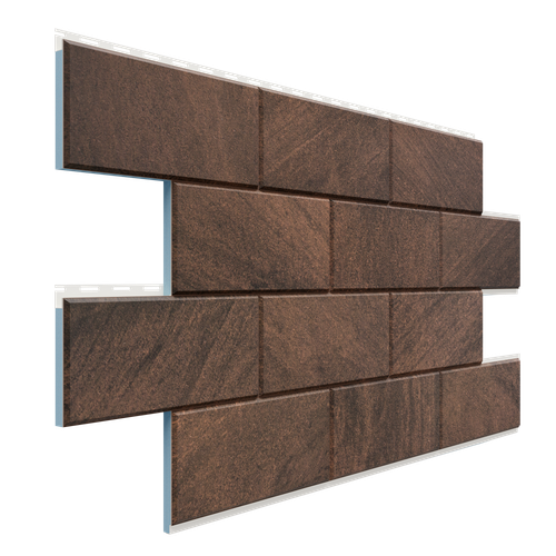 Фасадные панели (Цокольный Сайдинг) Доломит Дагестанский камень Двойные  Морадо